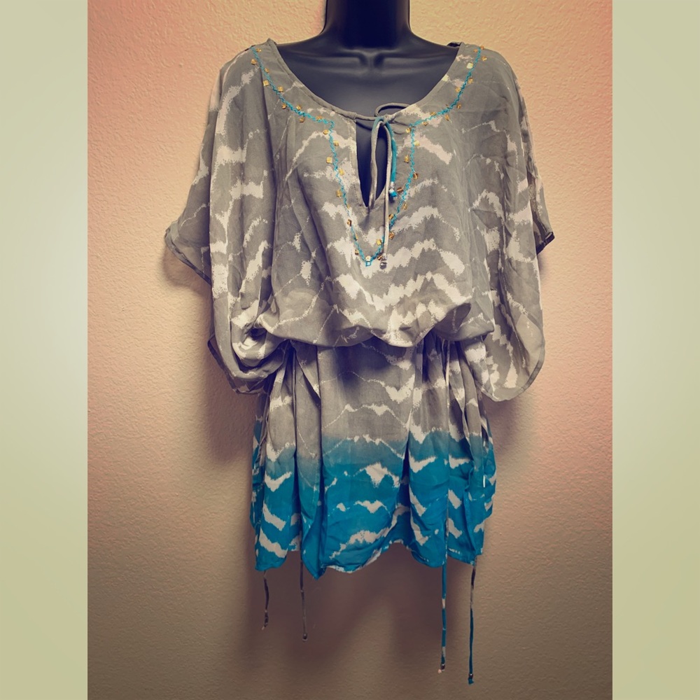 NWT Multi-colored bikini Coverup size L/XL